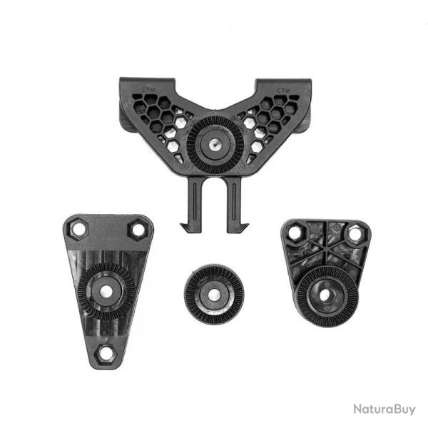 CTM Saf Angle 360� System and MOLLE Panel Kit - Black