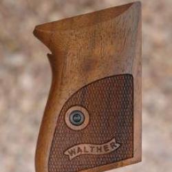 PLAQUETTES PISTOLET WALTHER PPK - GRIPS (damier + logo)