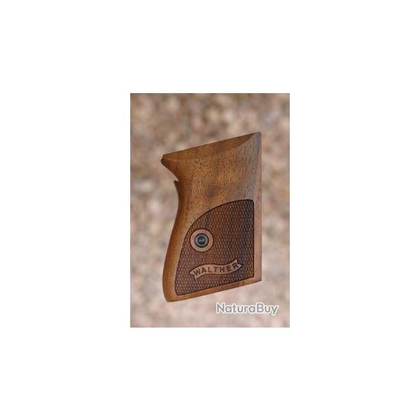 PLAQUETTES PISTOLET WALTHER PPK - GRIPS (damier + logo)