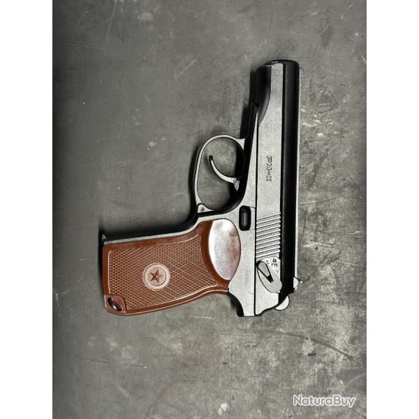 Pistolet Borner PMX billes d'acier 4,5 culasse fixe