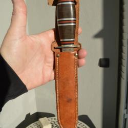 Poignard-couteau fabrication terrain US style couteau du pacifique WW2