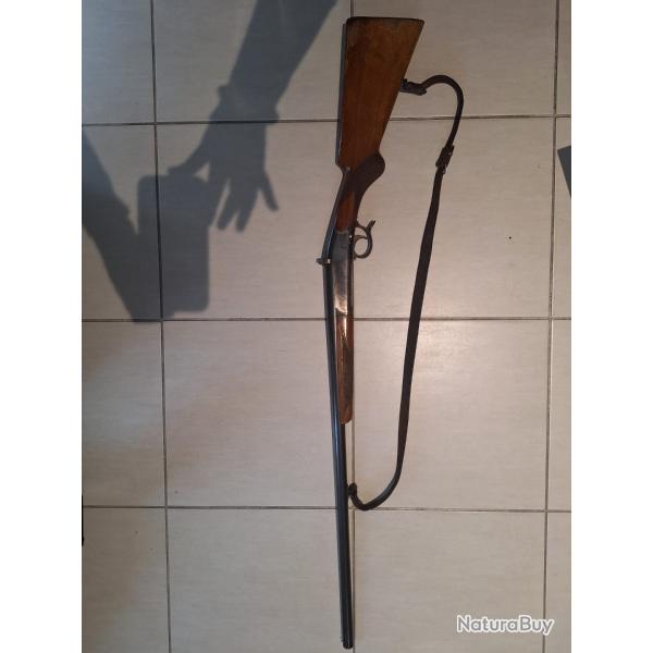 Fusil de chasse monocoup type simplex manufrance