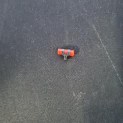 Guidon en fibre optique rouge &agrave; visser