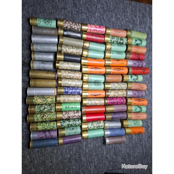 Lot Cartouches  Cal 12 - pour Collection ( 70 unit�s pleines)