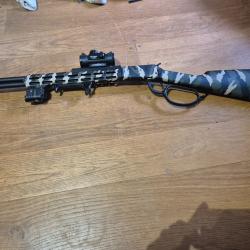 Carabine 44 rem magnum levier sous garde.Hugtek