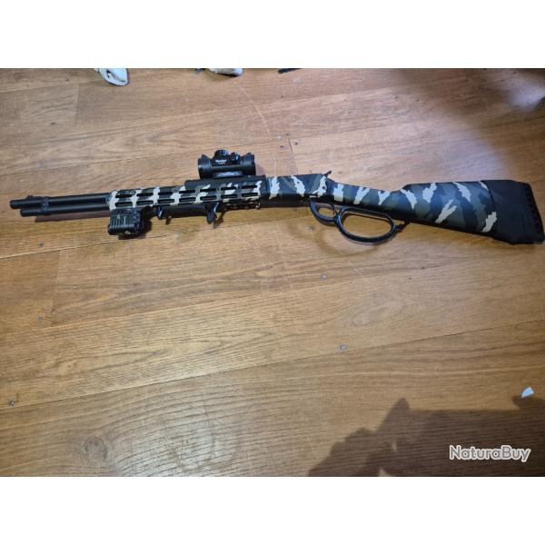 Carabine 44 rem magnum levier sous garde.Hugtek