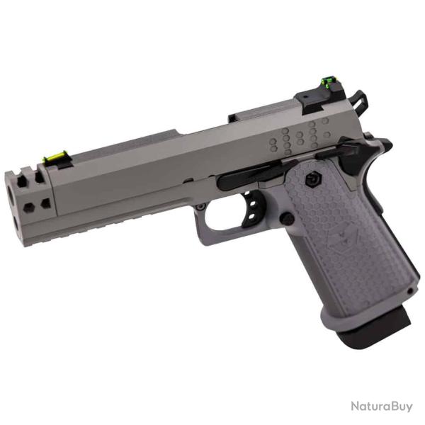 R�plique airsoft pistolet GBB Raven Hi-Capa Hex-Comp Gris