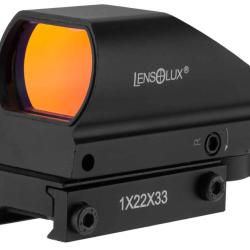 Point rouge Lensolux 1 x 22 x 33 multi-r&eacute;ticules