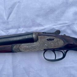 Fusil AYA &agrave; platine type Holland & Holland 12/70