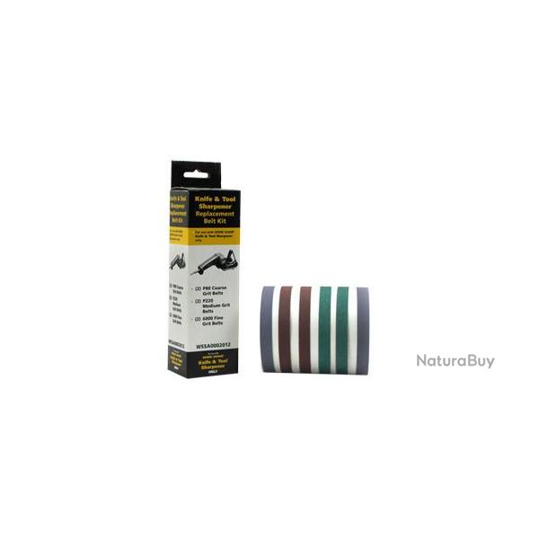 Kit de bandes abrasives pour MK2 (par 6) WorkSharp