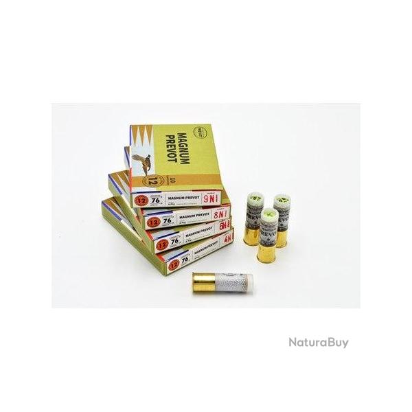 Cartouches Prevot Magnum BJ Nickel� 46 g - Cal. 12/76 - 4 / Par 1