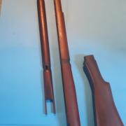 Manchon De Crosse En Cuir Et Canvas Pour Fusil - Poche à Chargeur Ajustable .30-06 .22MAG .357 - Chasse