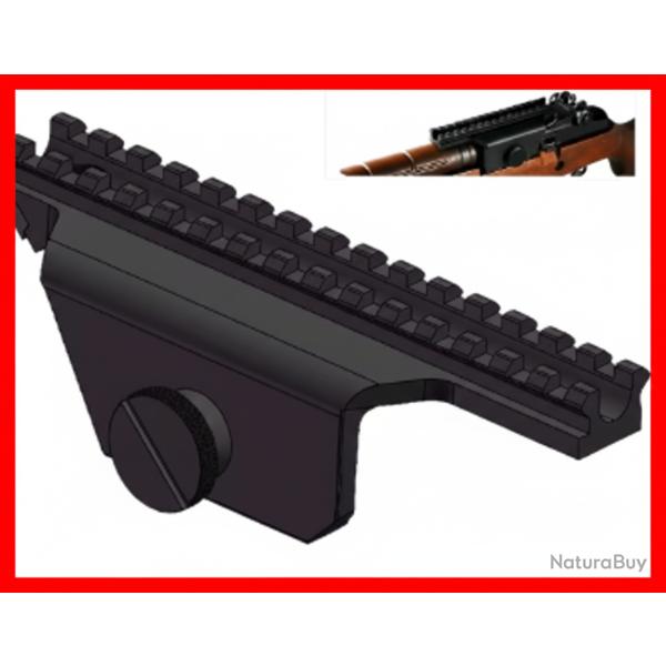 Rail Picatinny Premium M14 - Montage Lunette Ultra Stable (livraison gratuite)