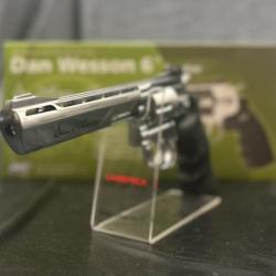 REVOLVER 6MM DAN WESSON 6'' CO2 SILVER