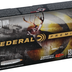 Cartouches Federal Premium Ogive Trophy Bonded Tip Calibre 270 Win - 130 grains