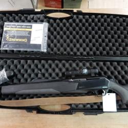 CARABINE SEMI AUTO BROWNING MK3 GAUCHER COMPO CAL300WM + POINT ROUGE + MALETTE PARFAIT ETAT OCCASION