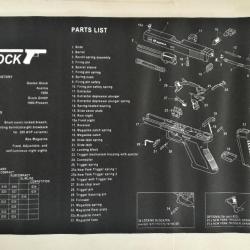 tapis de d&eacute;montage Glock