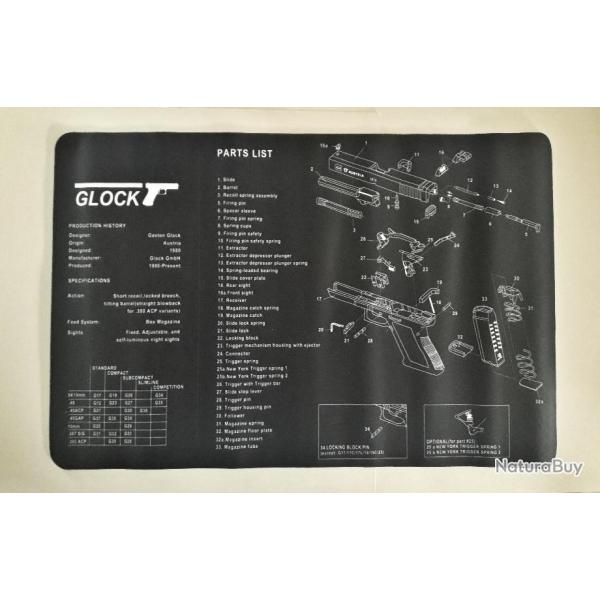 tapis de d�montage Glock
