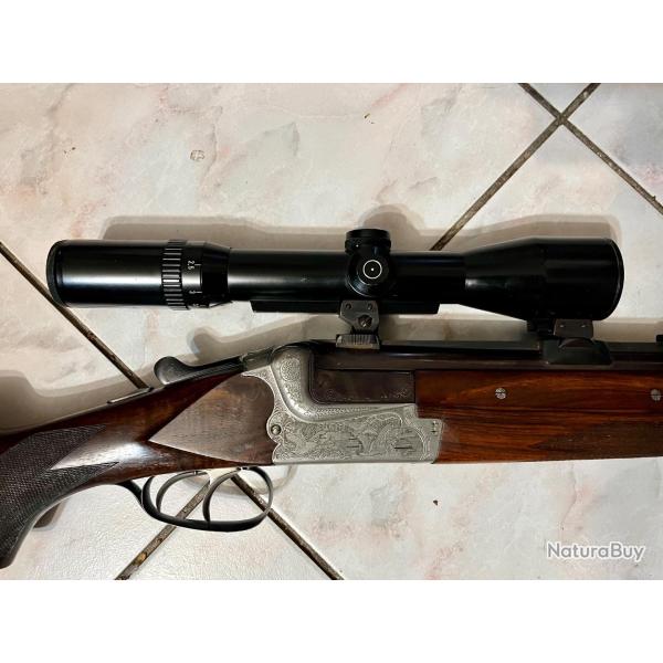 Mixte Merkel 211E - 7x65r - 12/70 avec lunette S&B 1.5-6x42