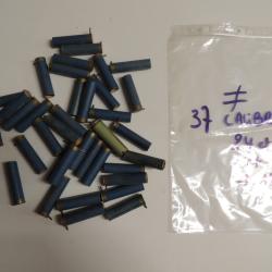 cartouche &agrave; broche vide sortie de grenier 37 pieces  calibre 24 et 28