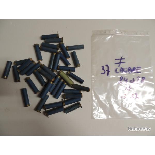 cartouche � broche vide sortie de grenier 37 pieces  calibre 24 et 28