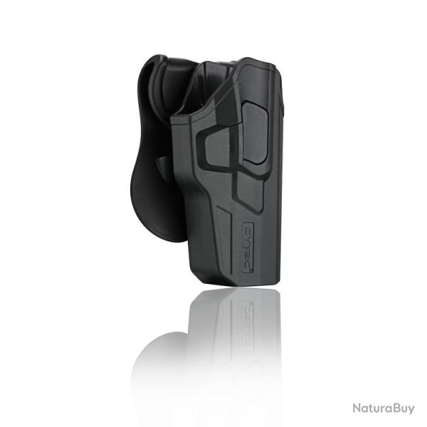 Holster en polym�re avec bouton lat�ral pour Glock 17 - Cytac