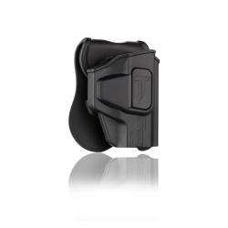 Holster en polym&egrave;re avec bouton lat&egrave;ral pour 1911 3" - Cytac