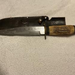 ANCIEN COUTEAU DE CHASSE  BOWIE