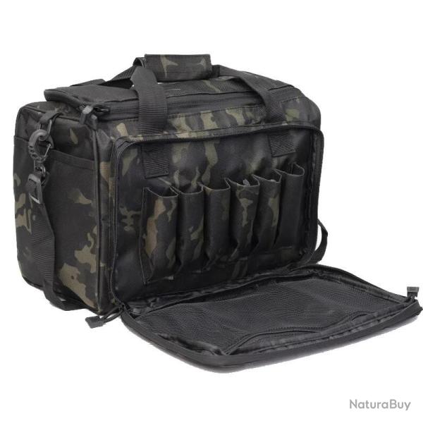 Sac de Tir pour Pistolet �tui Souple Sacoche Tactique pour la Chasse ou Le Tir R�glable Camouflage