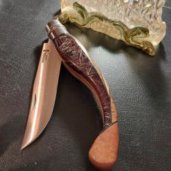 Couteau Opinel Custom marqueterie