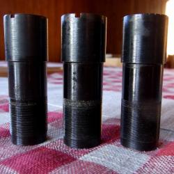 Lot de 3 chokes pour tir de billes d'acier pour fusil Ba&iuml;kal