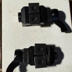 Montages Adaptateurs Swarovski &agrave; rail SR sur embases Weaver/picatinny