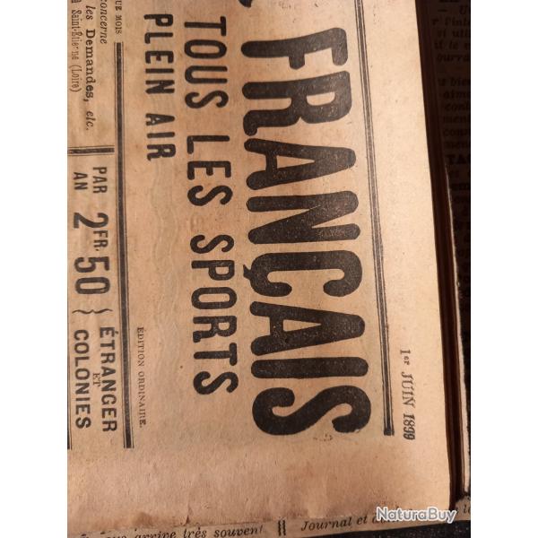 Revues originales du chasseur francais mai et juin 1899