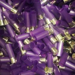 100 DOUILLES CALIBRE 12/20/70 VIOLETTE