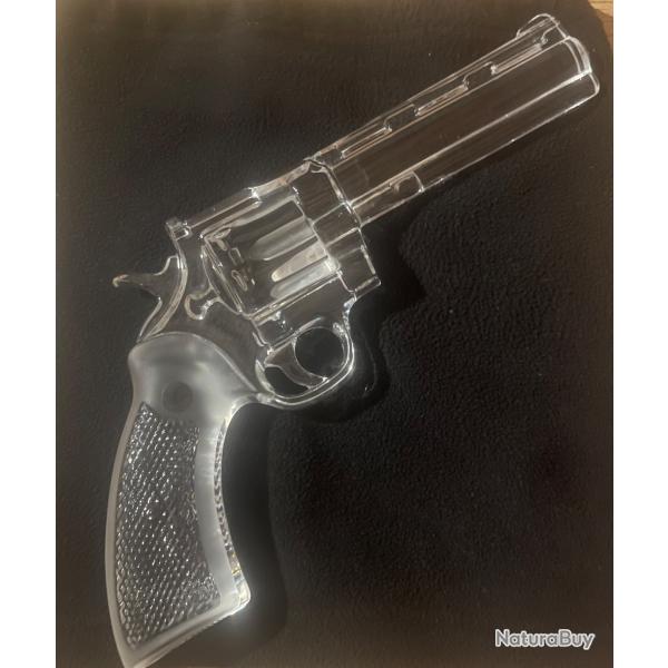 Revolver 357 Magnum cristal sculpt� ' Royales de champagne '