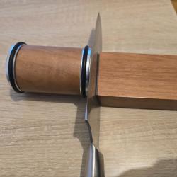 Affuteur aiguiseur couteau &agrave; angle fixe rouleau d'affutage 400 et 1000