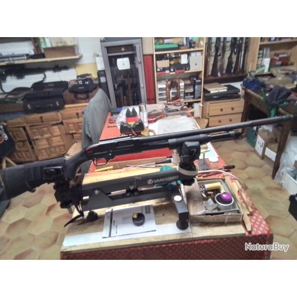 Fusil a pompe winchester  12x76 crosse composite noire