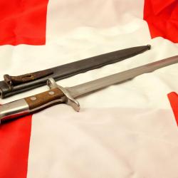 Schmidt Rubin Baionnette Suisse mod&egrave;le 1918/55 K11 K31 SB2