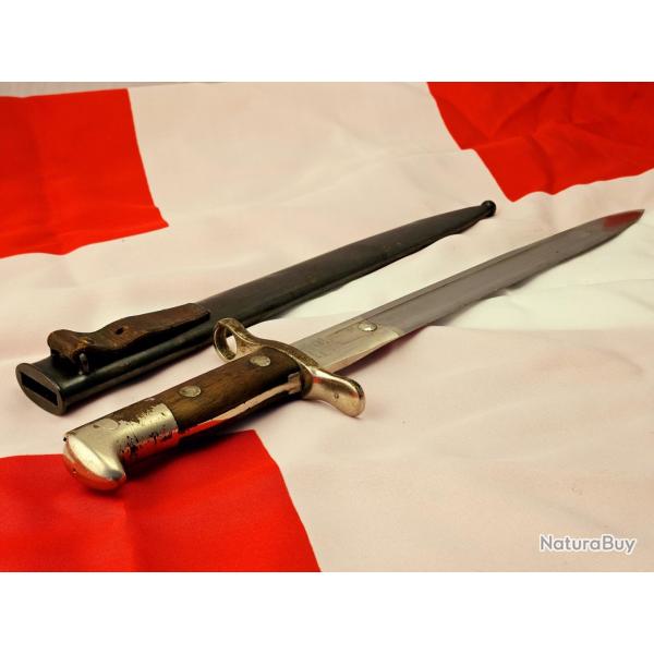WK1 Schmidt Rubin G89 G96/11 G11  Baionnette Suisse mod�le 1889/11 SB7