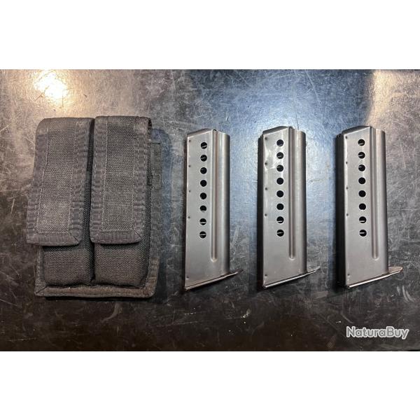 3 Chargeurs SIG P220 9x19