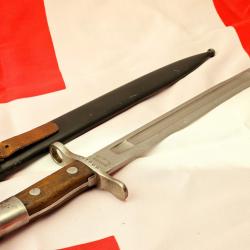 WK1 Schmidt Rubin G89 G96/11 G11 Baionnette Suisse mod&egrave;le 1889/99 SB13