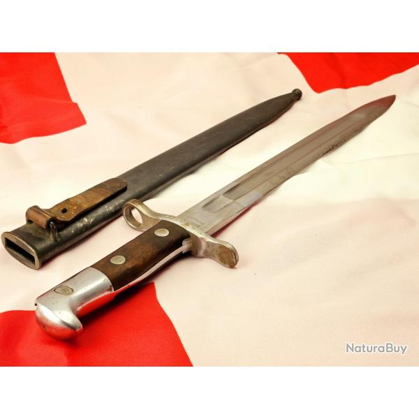 WK1 Schmidt Rubin G89 G96/11 G11  Baionnette Suisse mod�le 1889/99 SB14