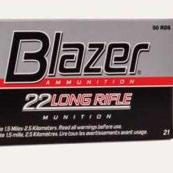 Munitions CCI cal.22lr blazer HV par 50