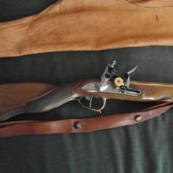 Important tromblon de chasse &agrave; silex vers 1820