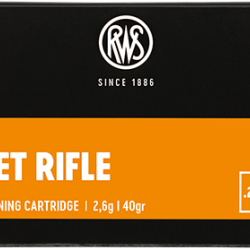 Cartouches RWS 22 LR TARGET RIFLE (BOITE DE 50)