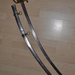 rare sabre d'officier de gendarmerie mod&egrave;le 1817 sign&eacute; duc