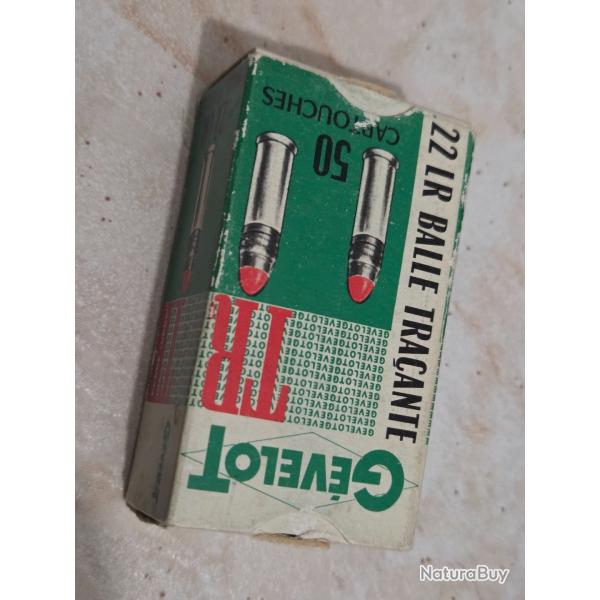 1 boite ancienne 22 lr tra�antes
