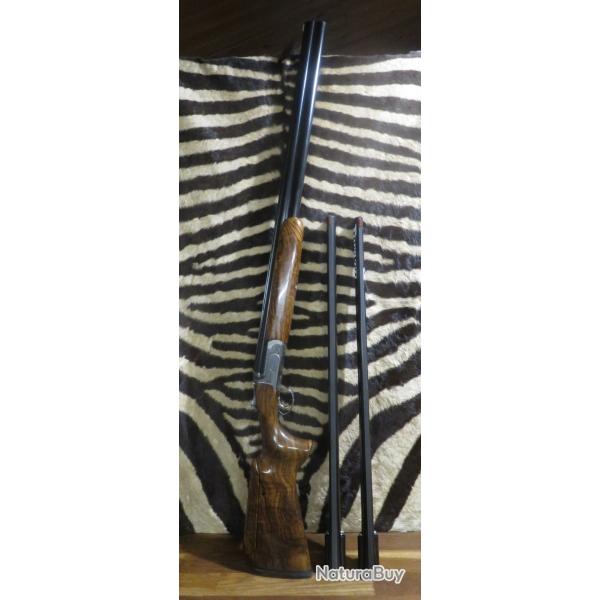 Fusil PERAZZI SC3 grade 5 cal.12/70 et 20/70 3 canons 75cm 3/4 full - mallette