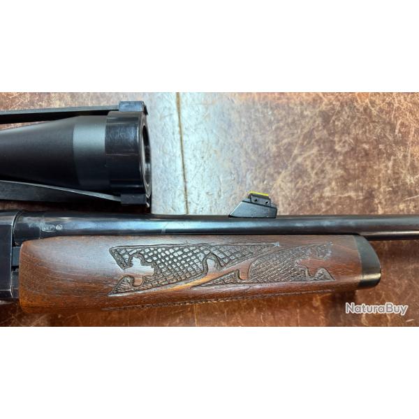 tr�s belle occasion REMINGTON 7600 BOIS 280 REM AVEC LUNETTE NORCONIA LUXUS 1.5-6X42 AMOVIBLE