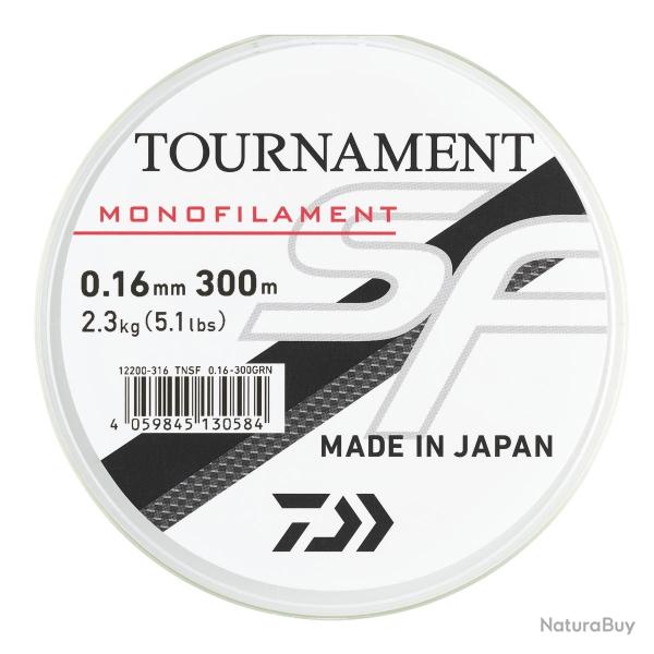 Nylon Daiwa Tournament SF 300m Gris Clair 18/100 2,9 kg